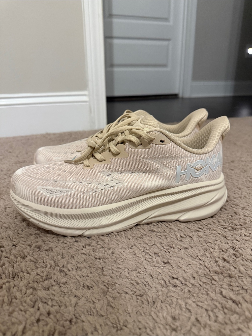 Hoka Athletic Shoes - Cream/Beige